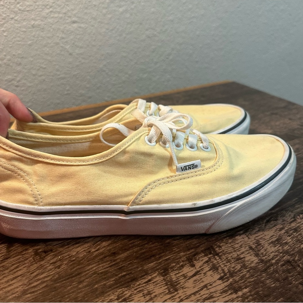 Vans Yellow Canvas Sneakers